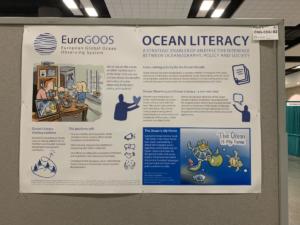 EuroGOOS Ocean Literacy poster at OceanObs'19