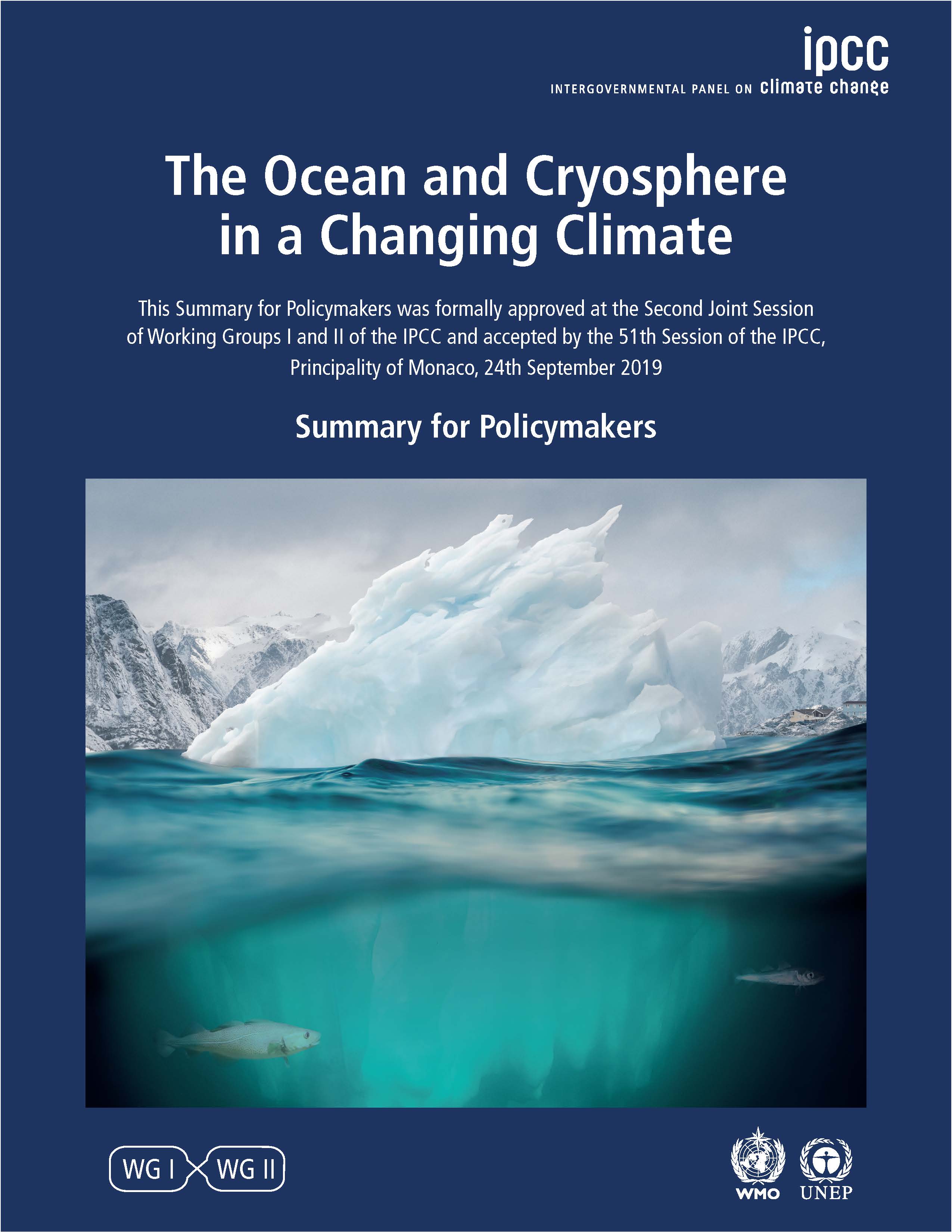 The IPCC Special Report on the Ocean and Cryosphere in a Changing