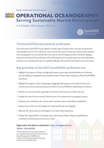 EuroGOOS 2017 Conference Priorities