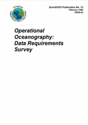 Operational Oceanography: Data Requirements Survey (1999)