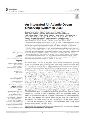 An Integrated All-Atlantic Ocean Observing System in 2030